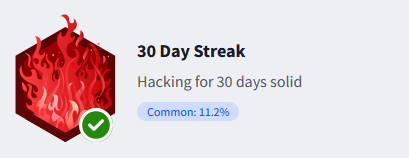 30 Day Streak